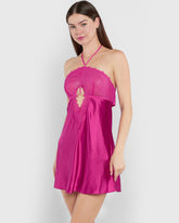 Isla & Evie Sleep Unlined Short Slip Pink / M